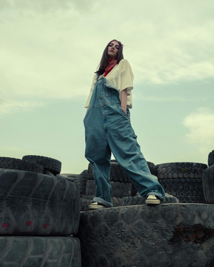 Baggy Overalls Outfit