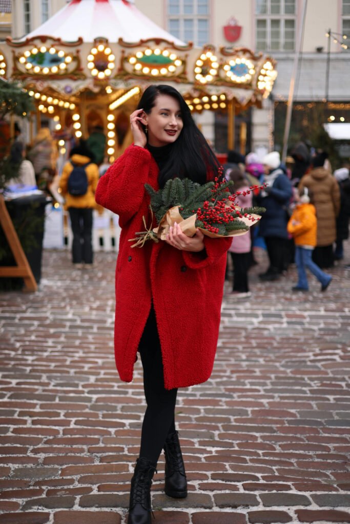 Bold Toned Winter Date Night Outfit