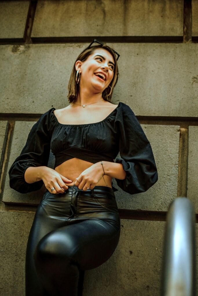 Casual Chic Leather Pants Outfit