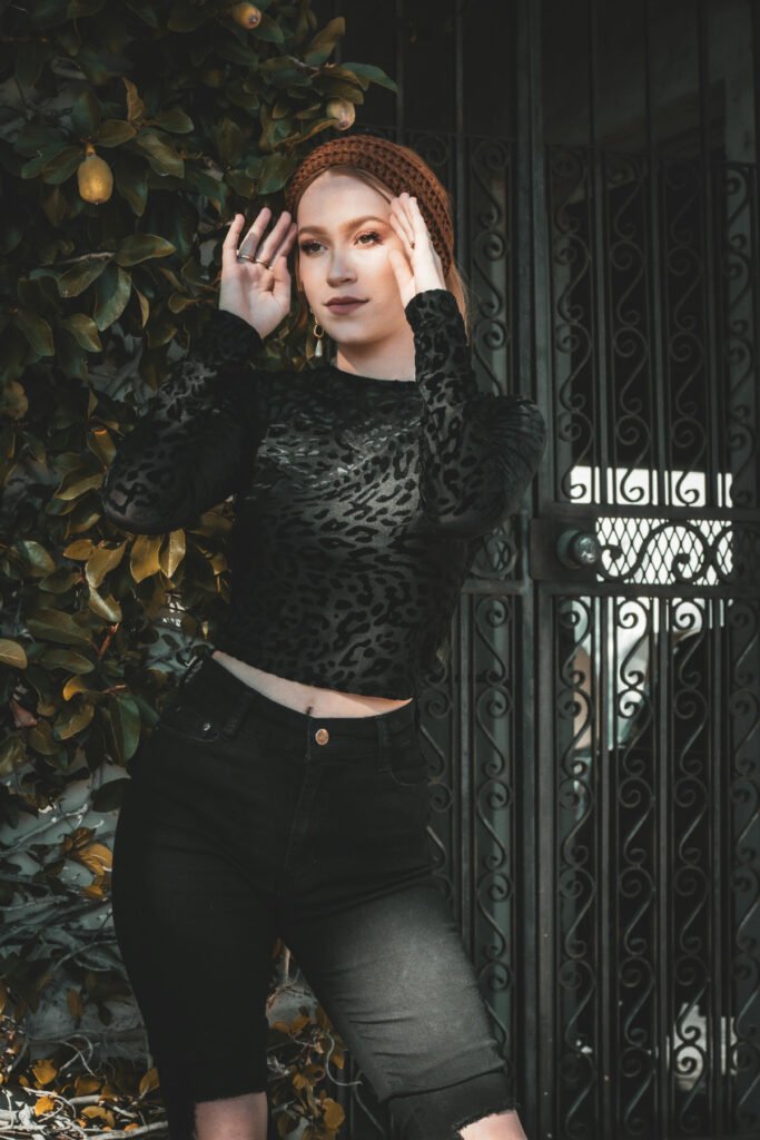 Casual Goth Black Jeans Outfit