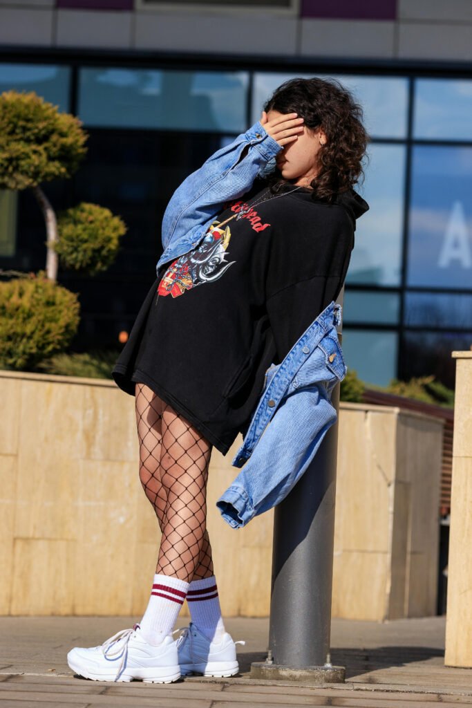 Casual Grunge Baggy Outfit