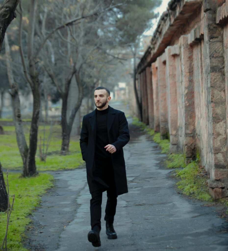 Casual Winter All Black Outfit for Men