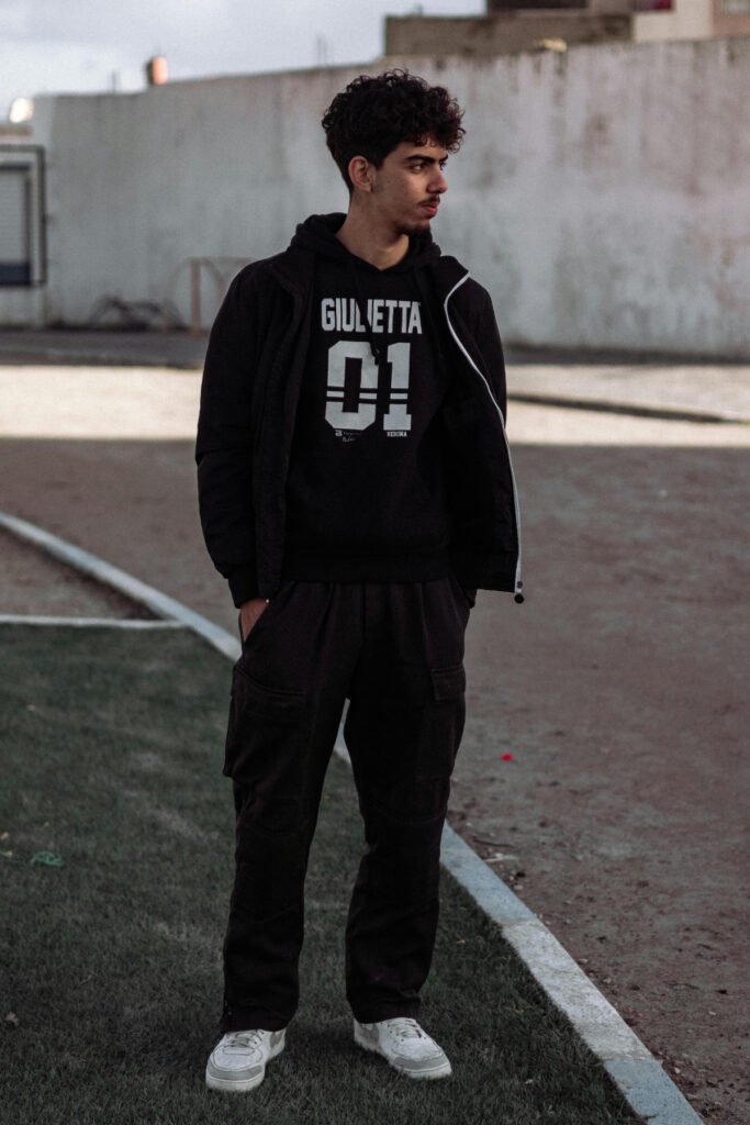 Casual and Minimal All Black Outfit for Men