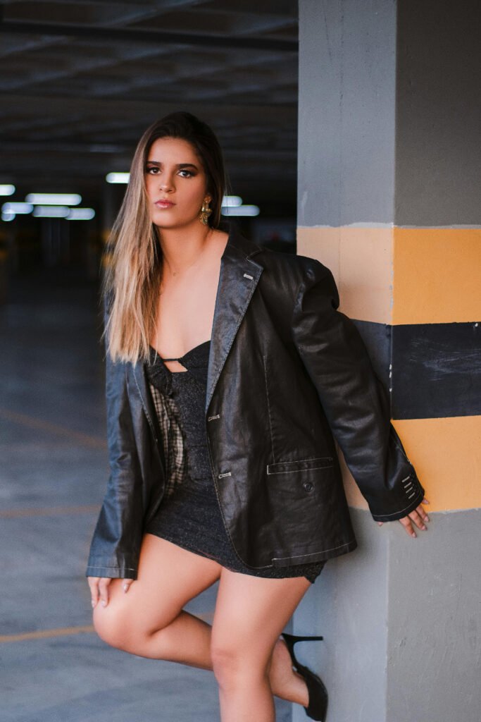 Club Chic Leather Jacket Outfit