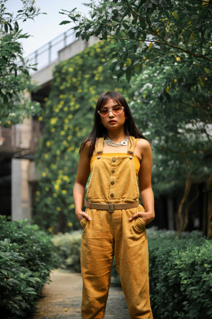 Corduroy Overalls Outfit