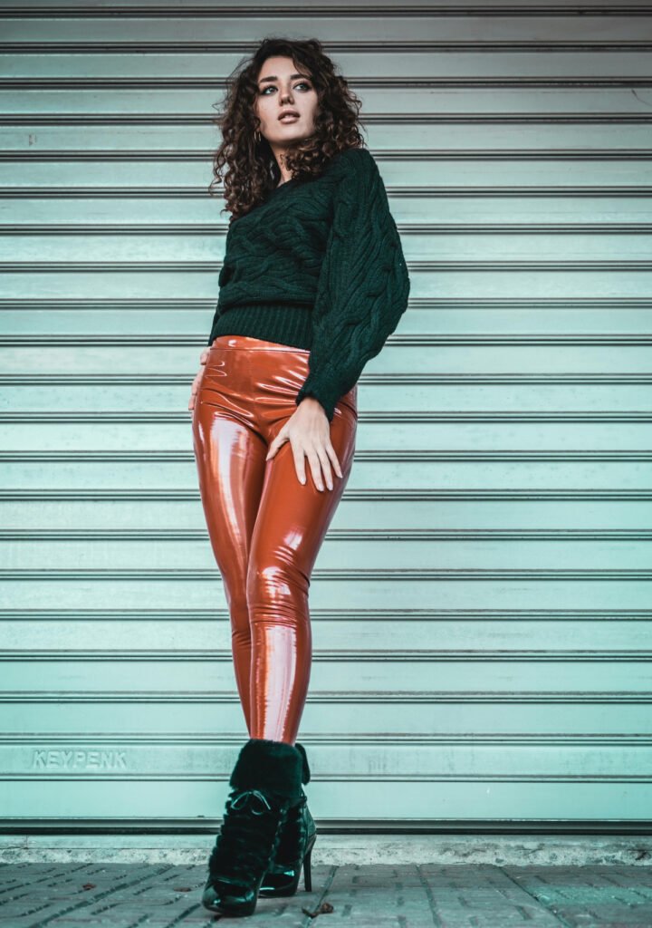 Cozy Relaxed Leather Pants Outfit