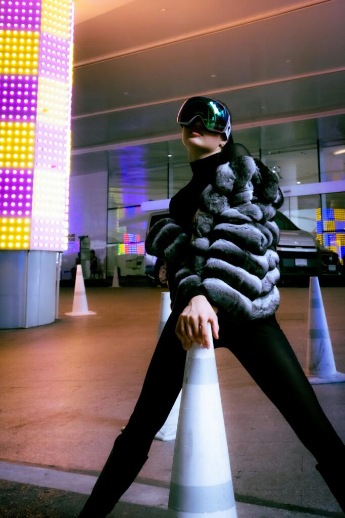 Cyber Punk Winter Club Outfit