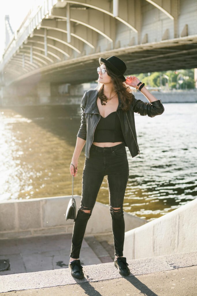 Edgy Black Jeans Outfit