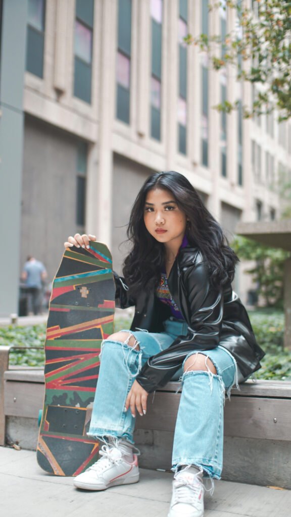 Edgy Chic Skater Girl Outfit
