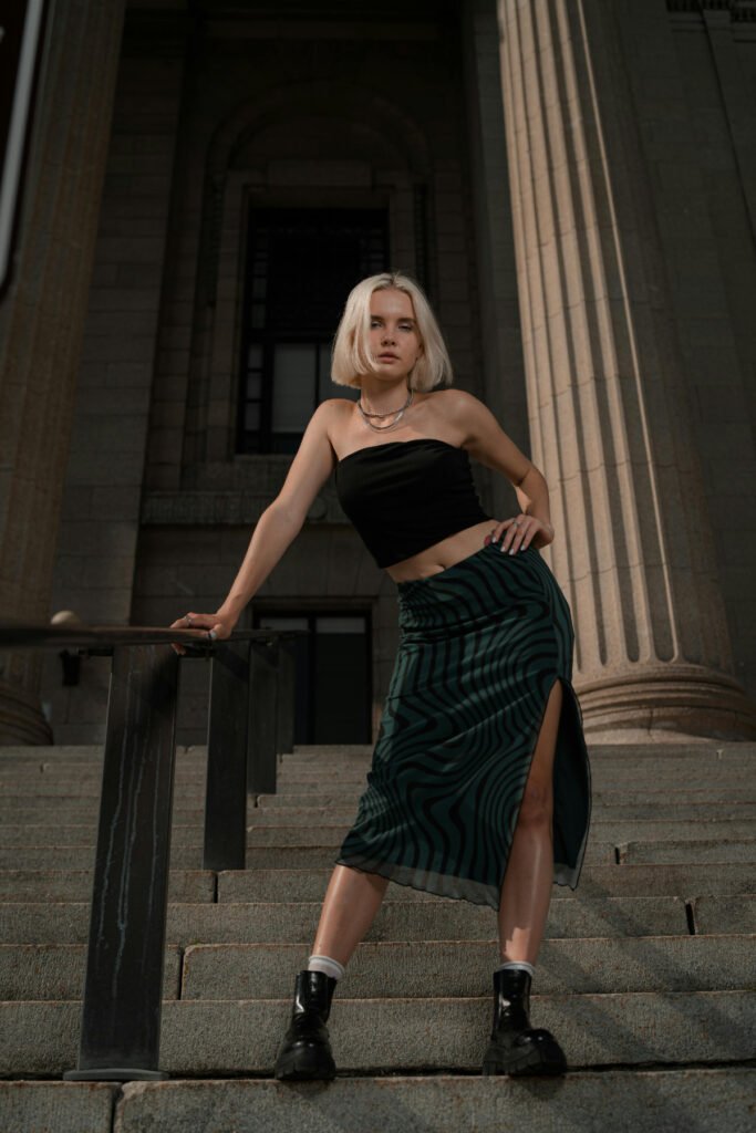 Edgy Maxi Skirt Outfit