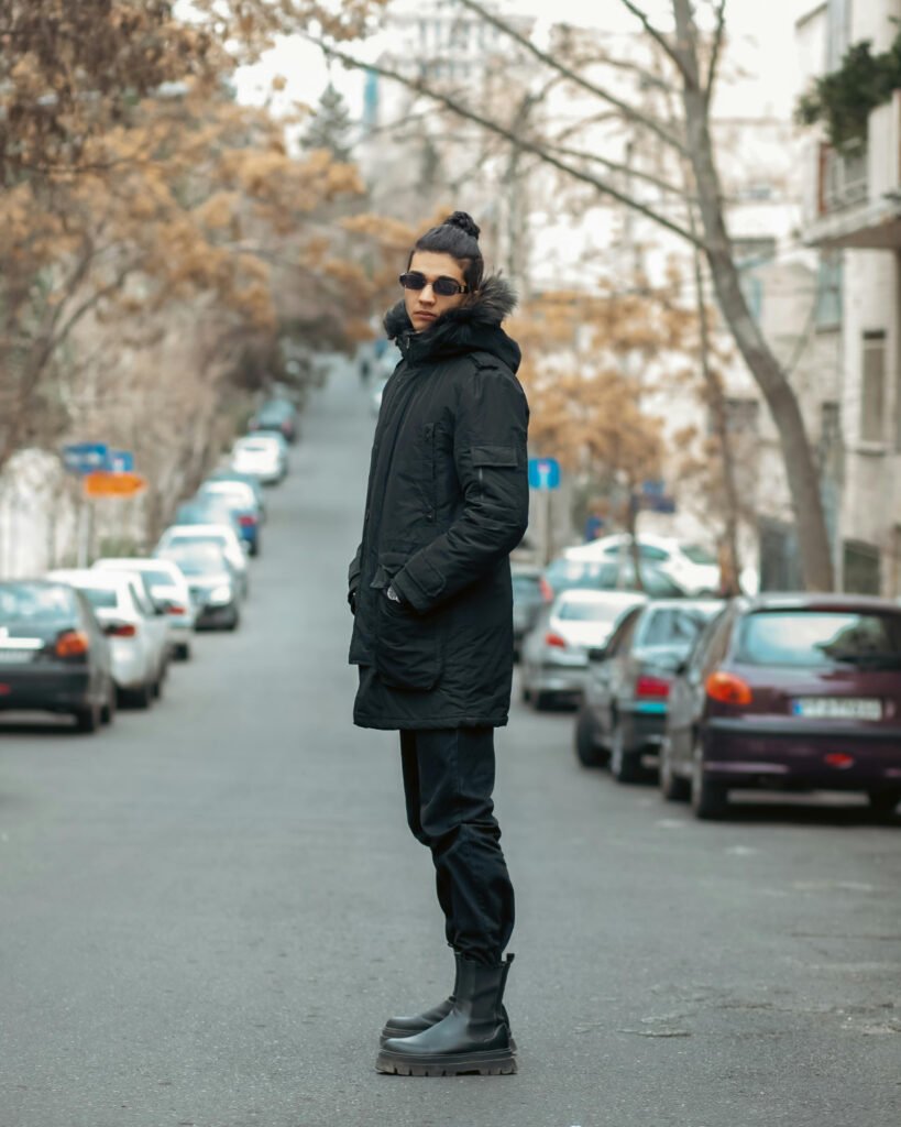 Effortlessly Cozy All Black Outfit for Men