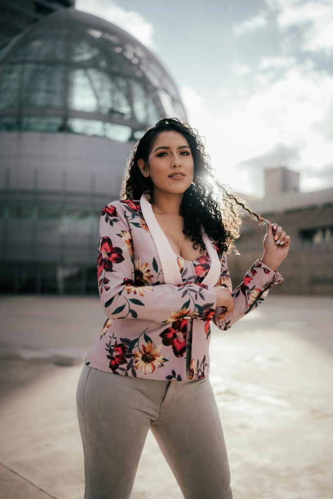 Floral Spring Work Outfit