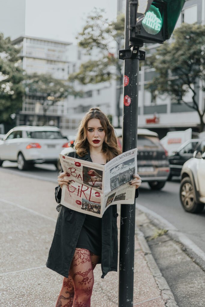 Goth Chic Slip Dress Outfit