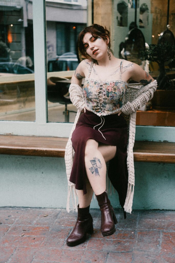 Indie Chic Maxi Skirt Outfit