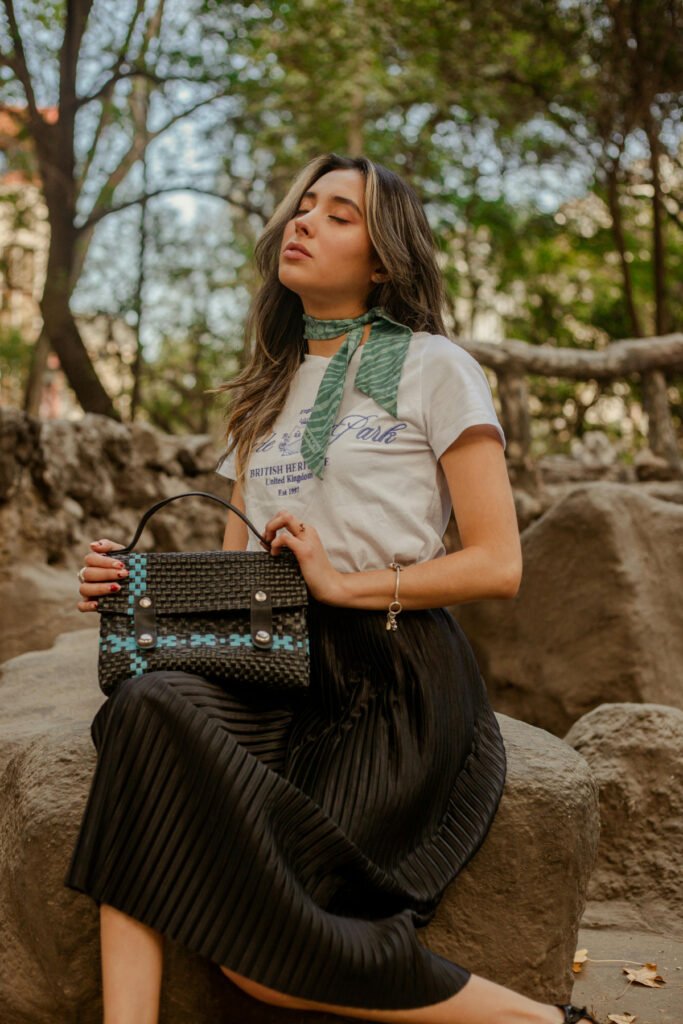 Indie Pleated Skirt Outfit