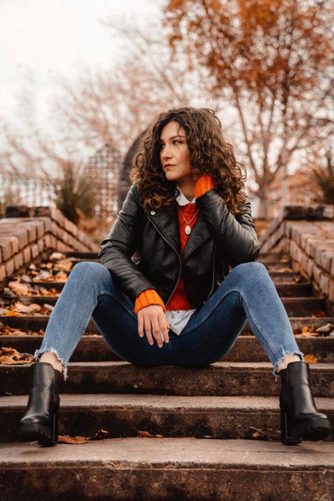 Layered Leather Jacket Outfit