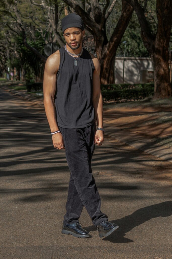 Light All Black Outfit for Men