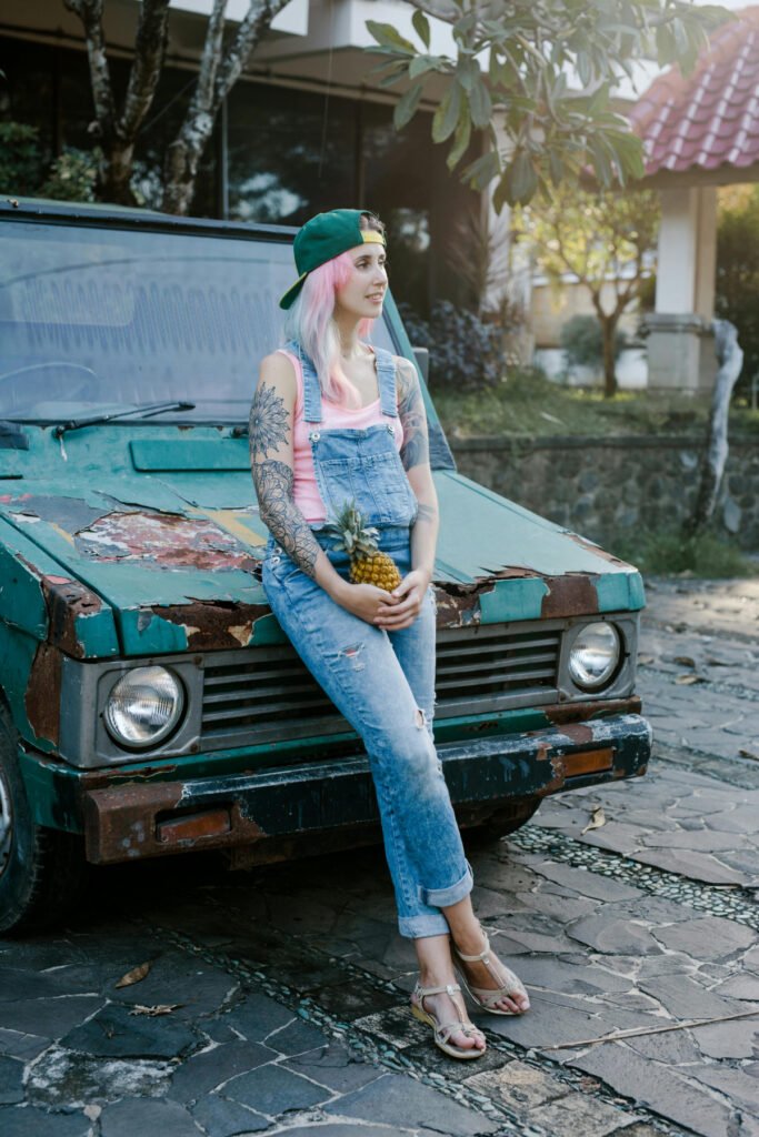 Light Overalls Outfit