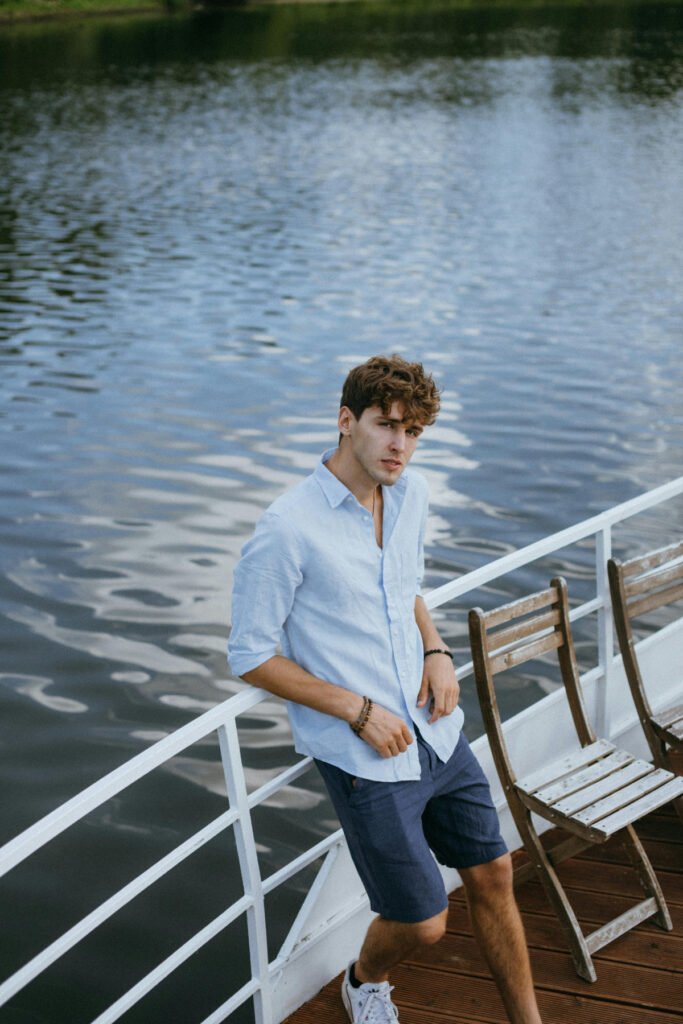 Light Summer Apt Old Money Outfit for Men