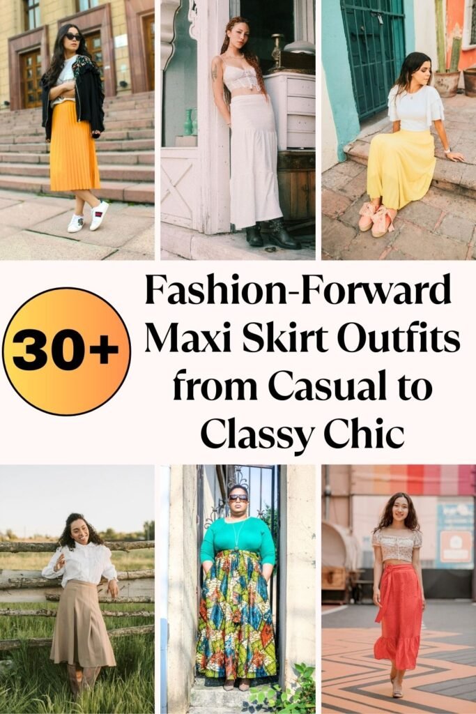 Maxi Skirt Outfits Pins
