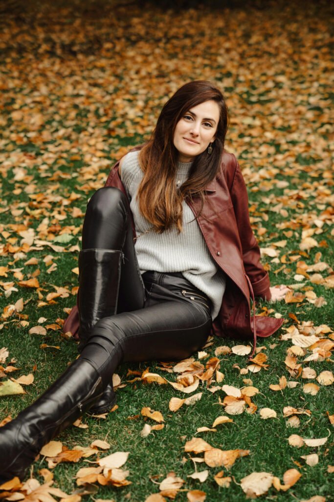 Minimally Classy Leather Jacket Outfit