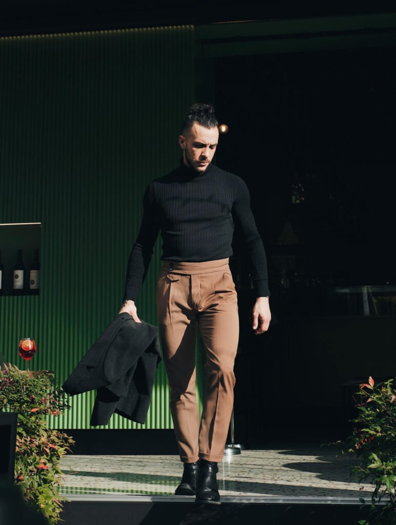 Minimally Cozy Old Money Outfit for Men