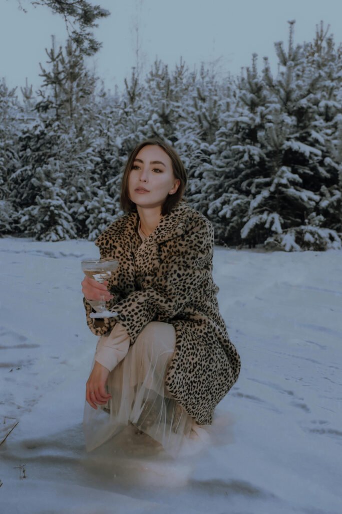 Pattern Winter Birthday Outfit