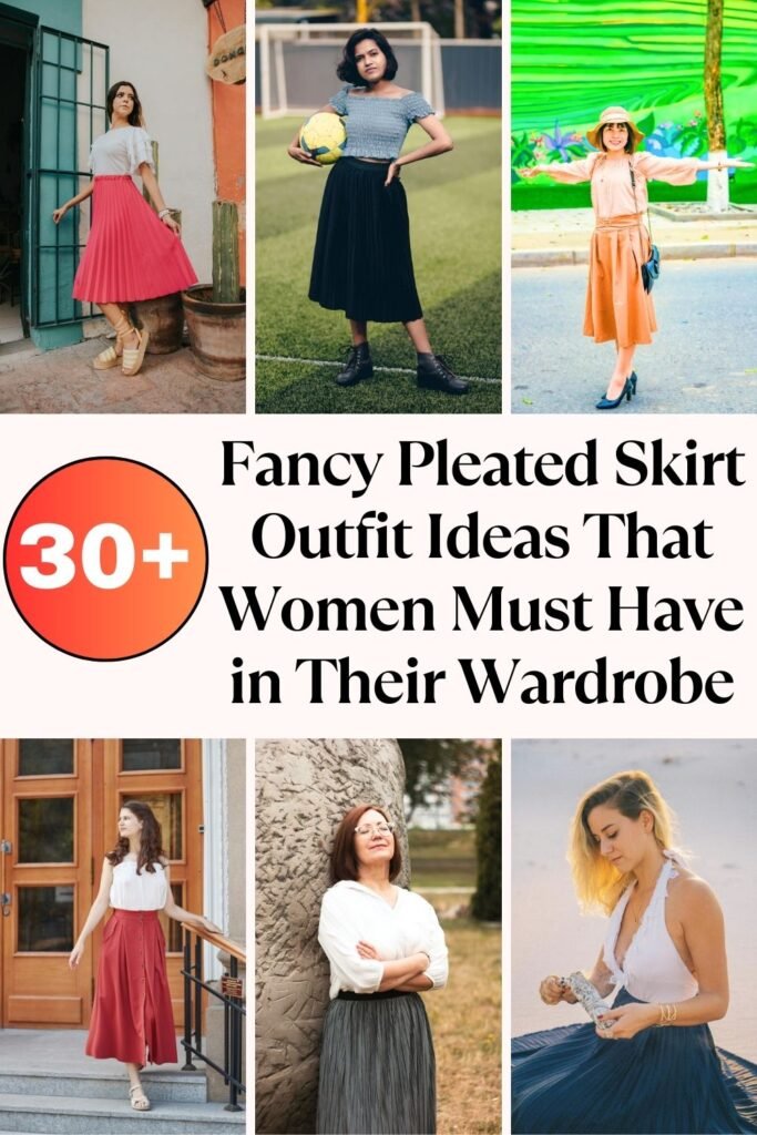 Pleated Skirt Outfits