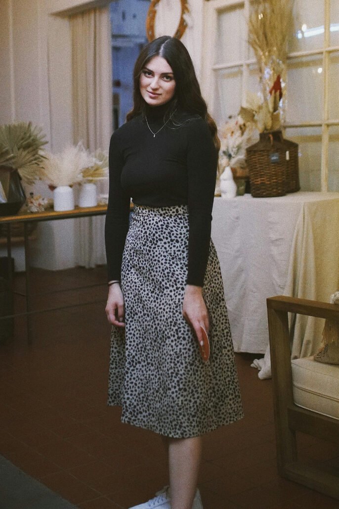 Preppy Maxi Skirt Outfit