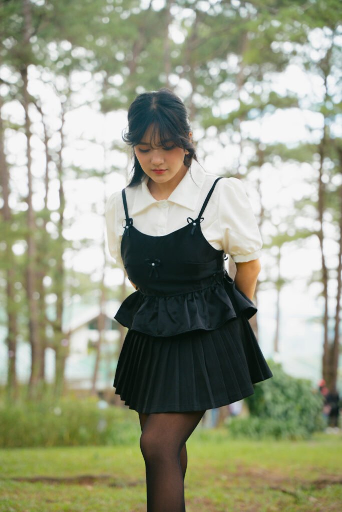 Preppy Pleated Skirt Outfit