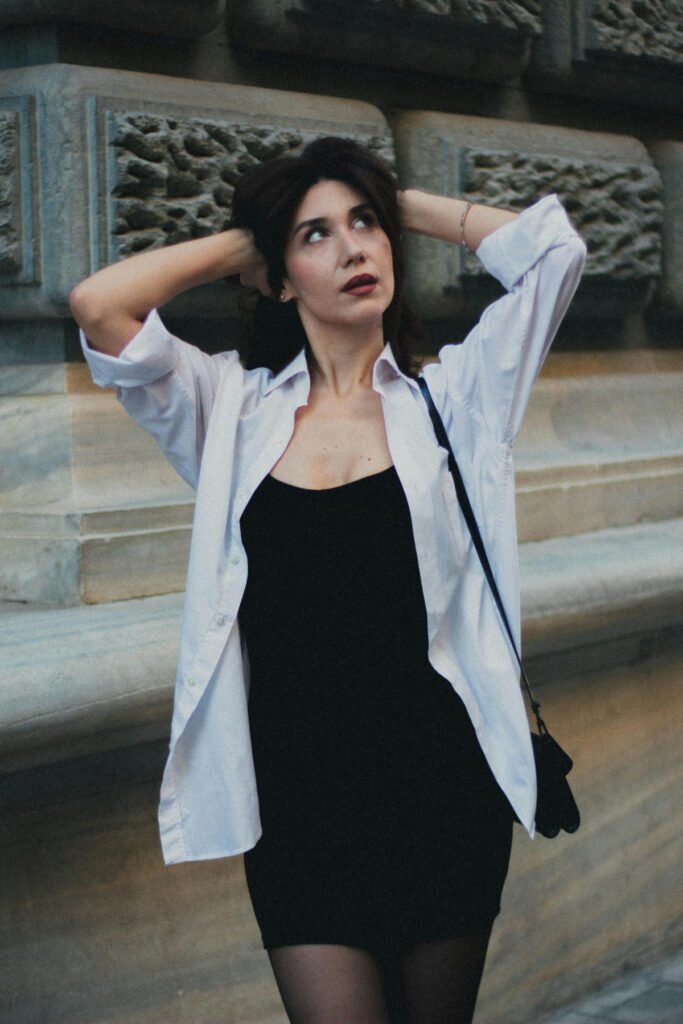 Relaxed Chic Slip Dress Outfit