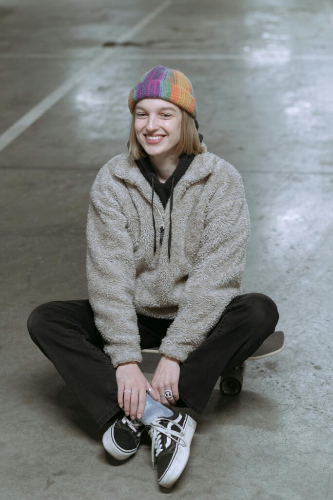 Relaxed Skater Girl Outfit