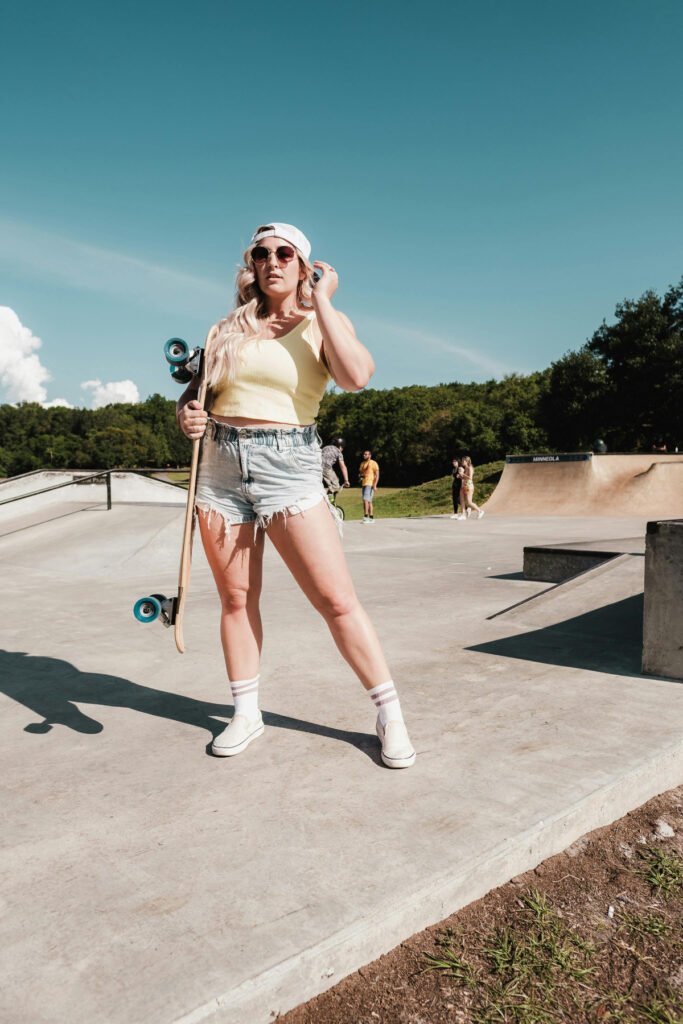 Retro Chic Skater Girl Outfit