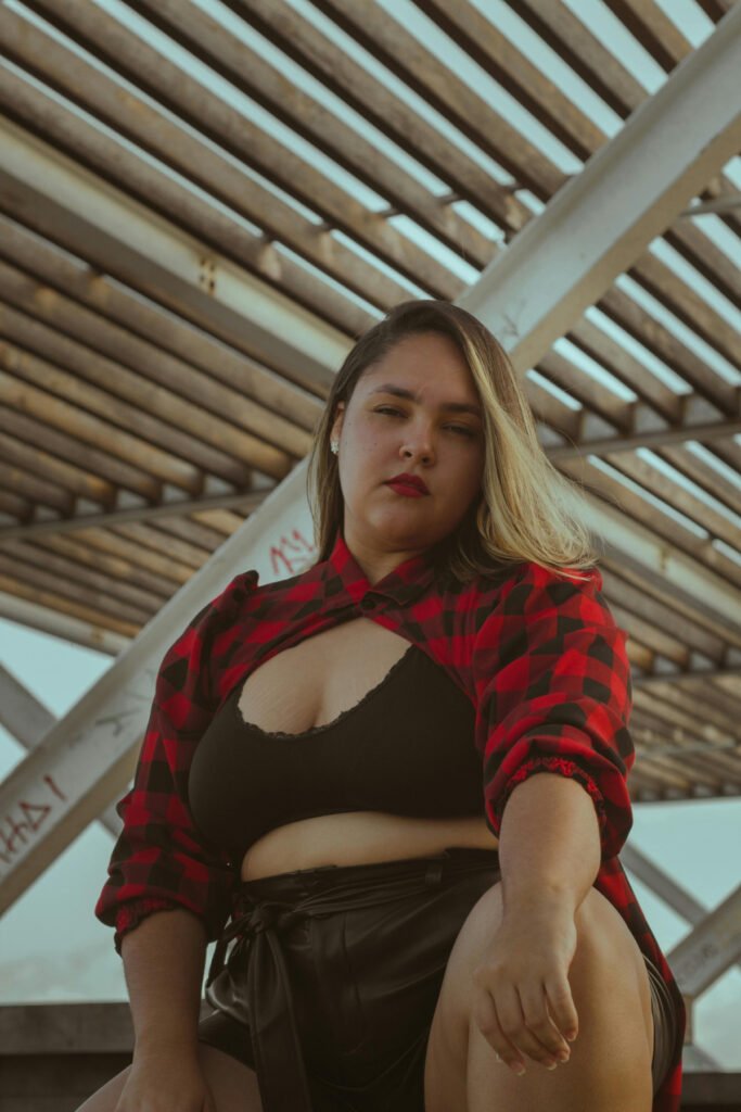 Retro Grunge Plus Size Summer Outfit