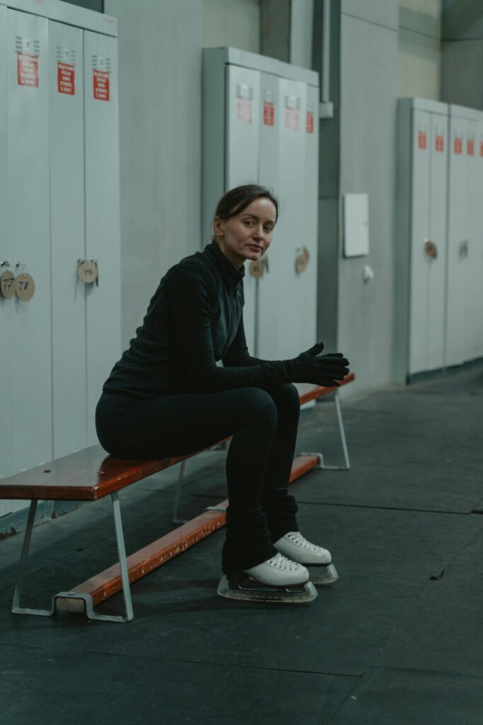 Sporty Ice Skating Outfit