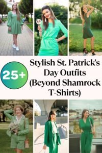 25+ Chic St. Patrick's Day Outfits (Beyond Shamrock T-Shirts) 6 St. Patrick Day Outfits Pins