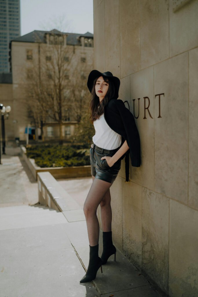 Statement Black and White Outfit