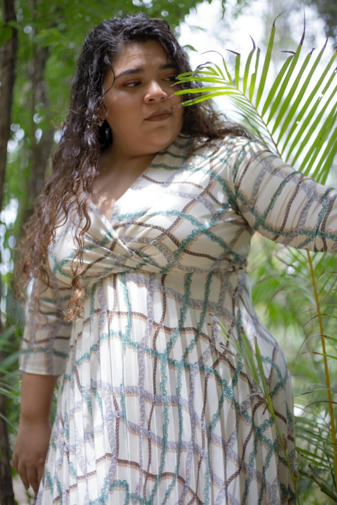 Tropical Style Plus Size Summer Outfit