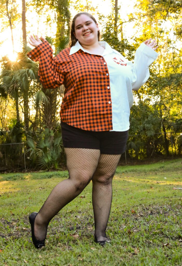 Two Tone Plus Size Summer Outfit