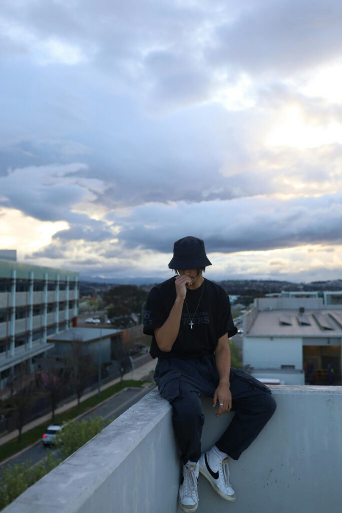 Urban Casual All Black Outfit for Men