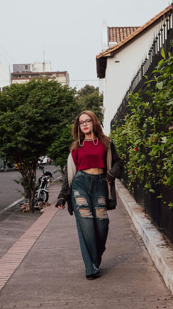 Urban Chic Wide Leg Jeans Outfit