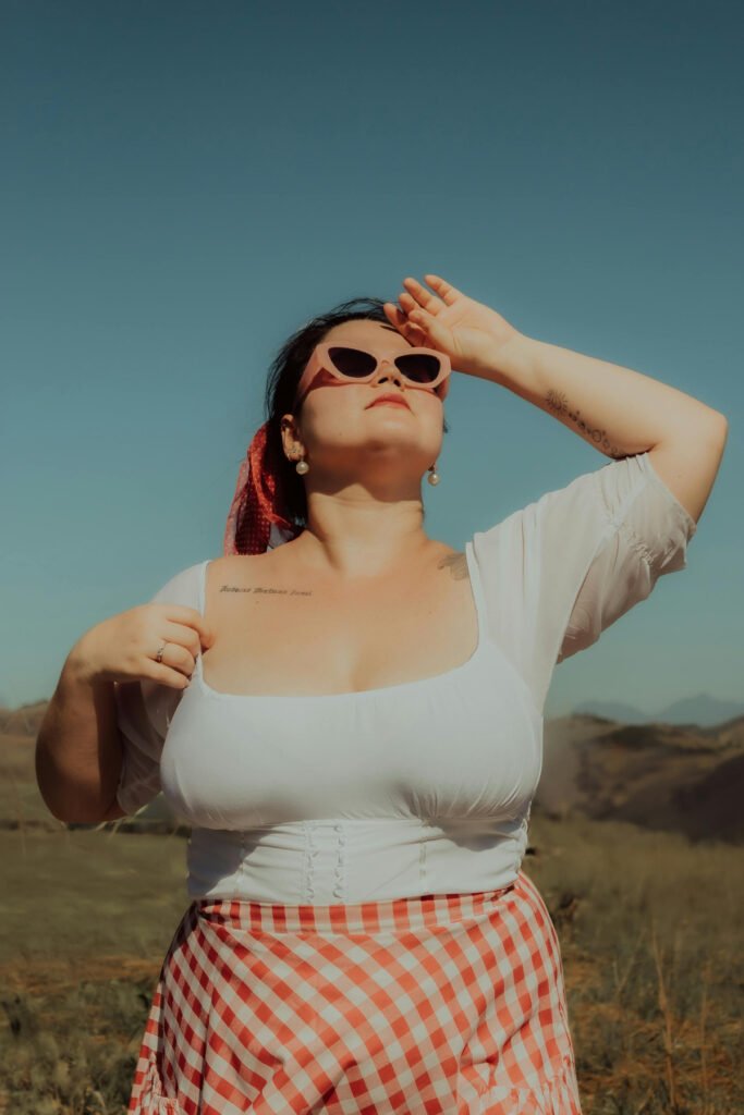 Vintage Plus Size Summer Outfit