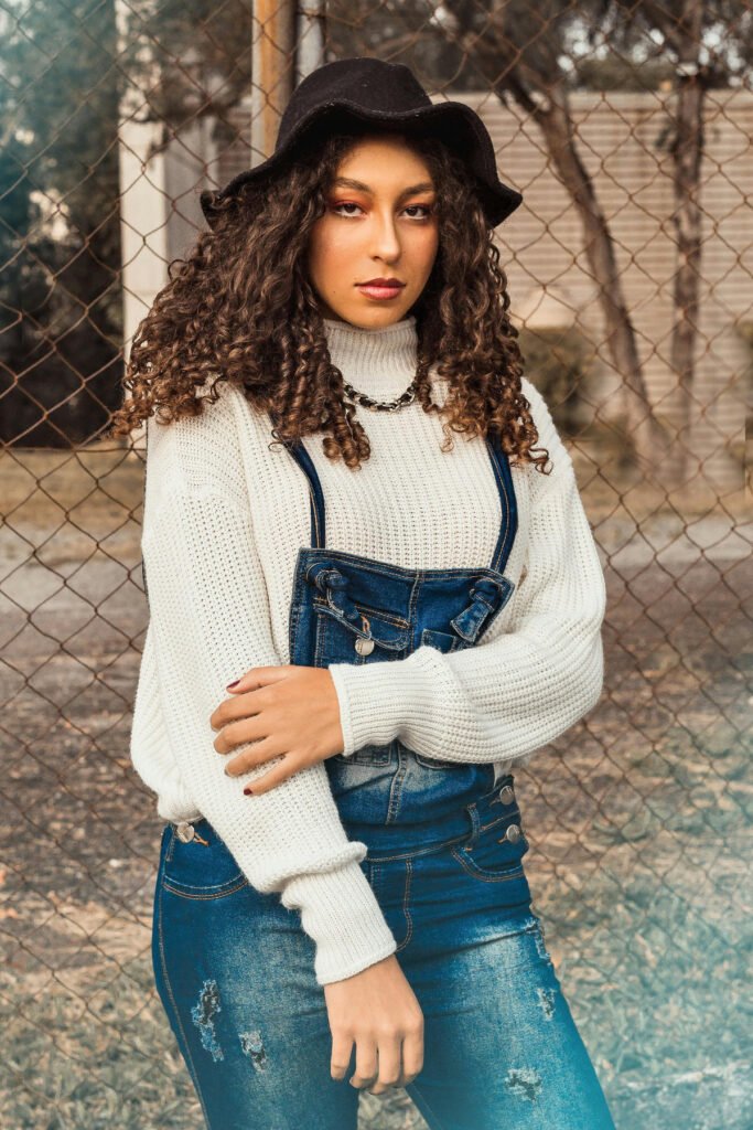 Winter Casual Overalls Outfit