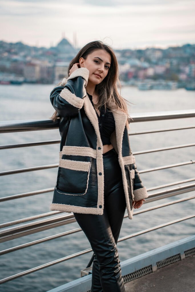Winter/Fall Apt Leather Jacket Outfit