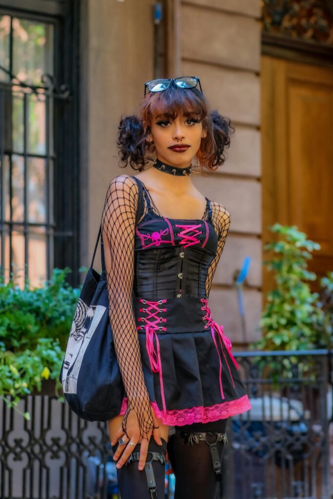 Anime Style Pastel Goth Outfit
