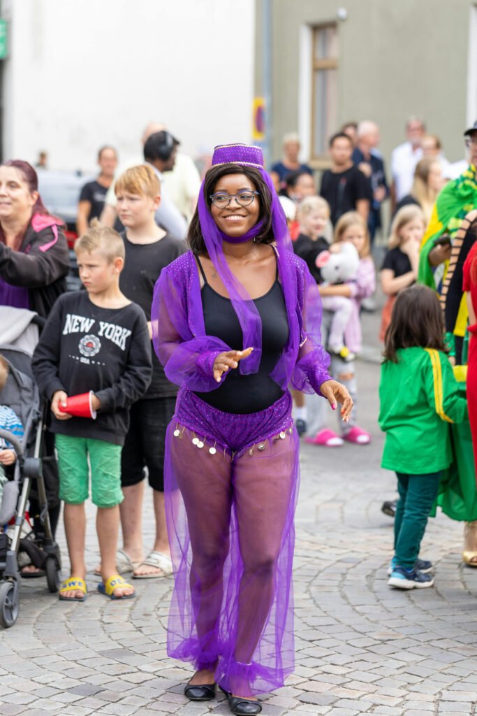 Bold Mesh Mardi Gras Outfit