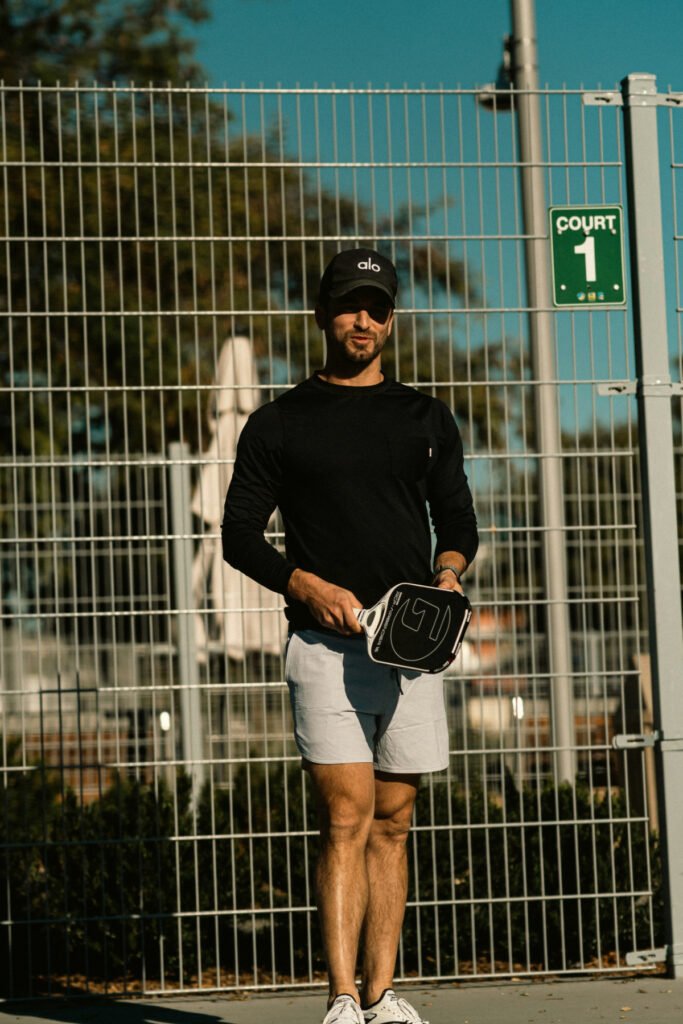 Bold Tennis Outfit for Men