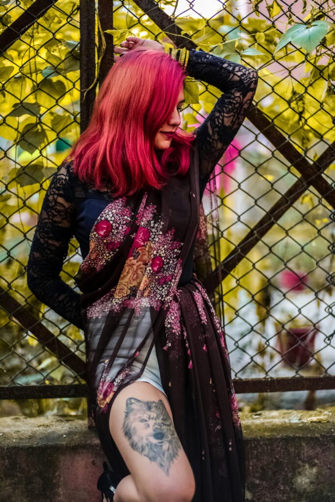 Chic Partywear Pastel Goth Outfit