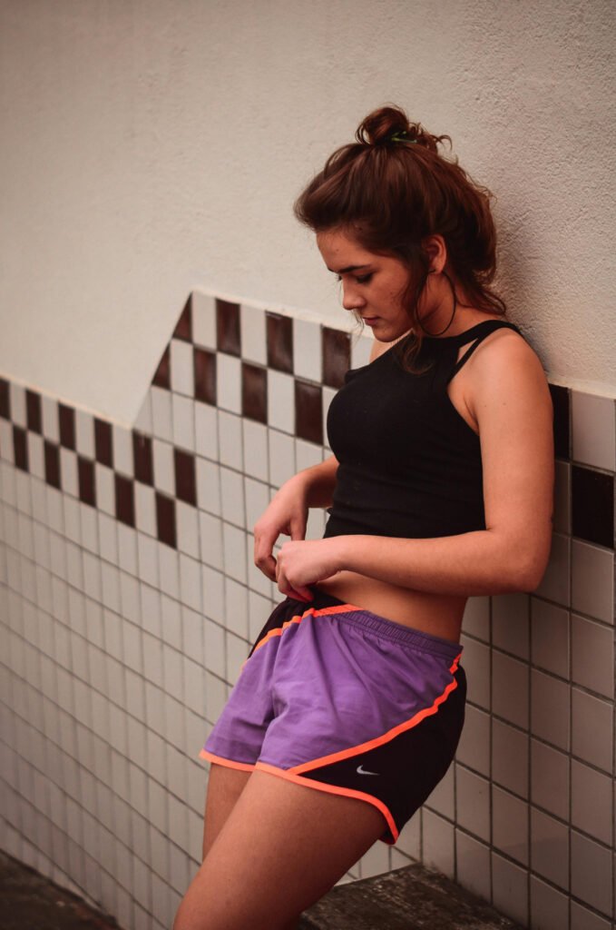 Contrast Exercise Outfit for Women