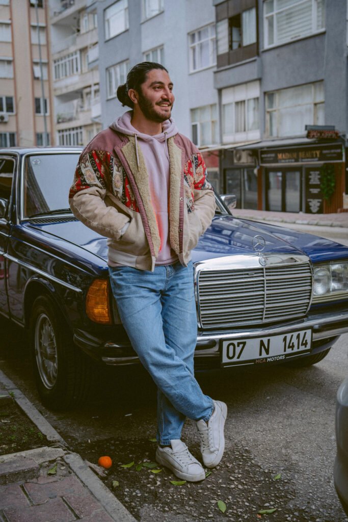 Cozy Pattern Urban Outfit for Men